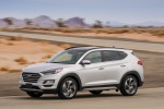 2020 Hyundai Tucson in Silver - Driving Front Left Three-quarter View
